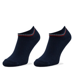 Tommy Hilfiger Pack de 2 pares de calcetines tobilleros Tommy Hilfiger 701228178 Azul marino