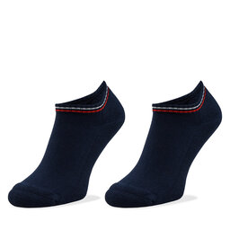 Tommy Hilfiger Sada 2 párů kotníkových ponožek unisex Tommy Hilfiger 701228178 Dark Navy 002