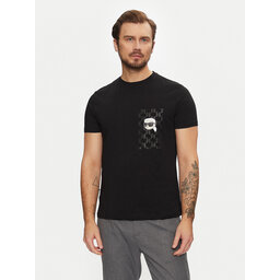 KARL LAGERFELD KARL LAGERFELD T-Shirt 755095 551251 Μαύρο Regular Fit