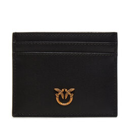 PINKO Kreditinių kortelių dėklas Pinko Card Holder Simply AI 24-25 PCPL 103762 A0F1 Juoda