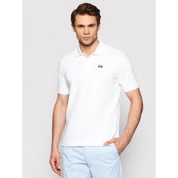 La Martina La Martina Polo marškinėliai BPMP01 PK031 Balta Regular Fit