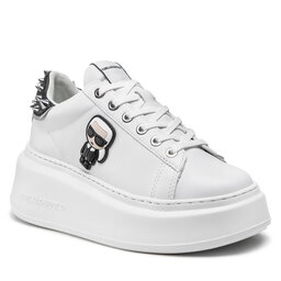 KARL LAGERFELD Laisvalaikio batai KARL LAGERFELD KL63529 White Lthr w/Black