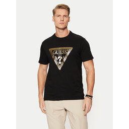 Guess Guess Marškinėliai M5RI49 K9RM1 Juoda Regular Fit