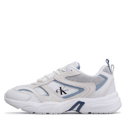 

Снікерcи Calvin Klein Jeans Retro Tennis Su-Mesh YM0YM00589 White/Iceland Blue 01S, Білий