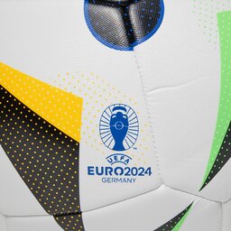 

М'яч adidas EURO 24 IN9366 White / Black / Glow Blue, Білий