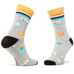 

Високі шкарпетки unisex Dots Socks DTS-SX-400-S Сірий