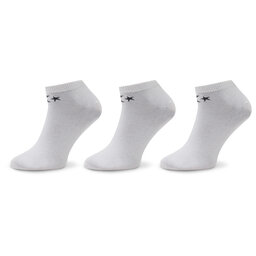 Converse 3 pares de calcetines cortos para hombre Converse E747W-3020 Blanco