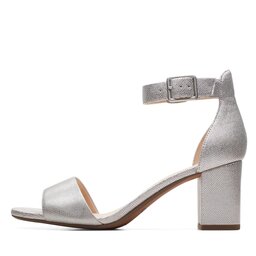 

Босоніжки Clarks Deva Mae 26172737 Silver Metallic, Срібний