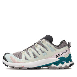 

Снікерcи Salomon Xa Pro 3D V9 L47118900 Gull / White / Bleached Aqua, Сірий
