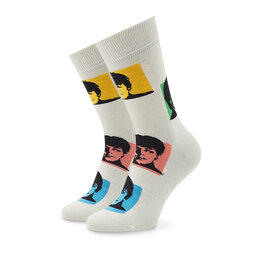 Happy Socks Hohe Unisex-Socken Happy Socks The Beatles BEA01-1300 Beige