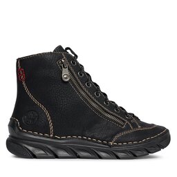 Rieker Μποτάκια Rieker 55049-00 Μαύρο