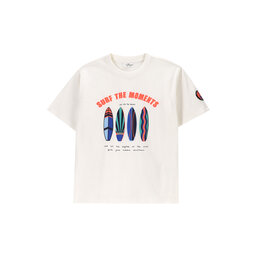 Coccodrillo Coccodrillo T-Shirt WC5143202HBJ Écru Regular Fit