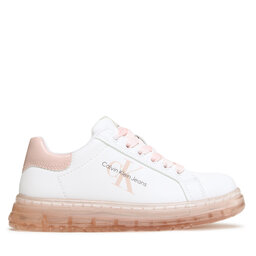 

Снікерcи Calvin Klein Jeans Low Cut Lace-Up Sneaker V3A9-80474-1434 White/Pink X134, Білий