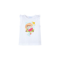 Mayoral Mayoral Top 3021 Bijela Regular Fit