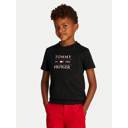 Tommy Hilfiger Tommy Hilfiger T-Shirt KB0KB09538 D Μαύρο Regular Fit