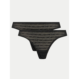 Emporio Armani Underwear Emporio Armani Underwear 2er-Set brazilian Damenslips 163337 3F204 00020 Schwarz