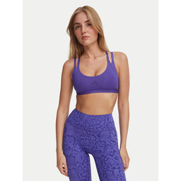 adidas adidas Sport-BH Optime Workout Strappy Light Support Bra KS6041 Violett