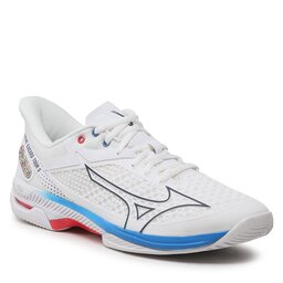 Mizuno Обувки Mizuno Wave Exceed Tour 5 Ac 61GA227613 White/Spellbound/Pace Blue