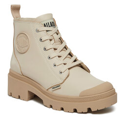 Palladium Schnürstiefeletten Palladium Pallabase Leather 96905-197-M Whitecap Grey 197