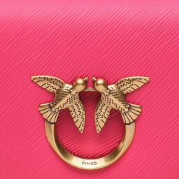 

Сумка Pinko Love Click Exagon Mini PE 23 PLTT 100075 A0MU Pink Pinko N17Q, Рожевий