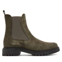 Tamaris Kotníková obuv s elastickým prvkem Tamaris 1-25427-41 Khaki