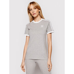 adidas adidas Marškinėliai adicolor Classics 3-Stripes GN2909 Pilka Regular Fit