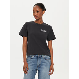 Wrangler Wrangler Marškinėliai Graphic 112356429 Juoda Regular Fit