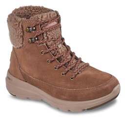 Skechers Členková obuv Skechers Glacial Ultra Woodlands 16677/BRN Brown Suede