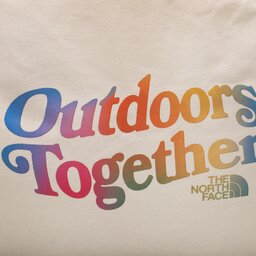 

Сумка The North Face Adjustable Cotton Tote NF0A81BRIX91 Outdoors Together Graphic, Кольоровий