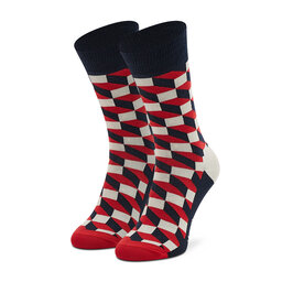 Happy Socks Skarpety wysokie unisex Happy Socks FIO01-6550 Kolorowy