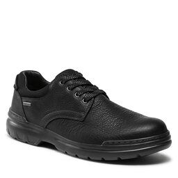 Clarks Halbschuhe Clarks Rockie Walk Gtx Gore-Tex 261734647 Black Leather