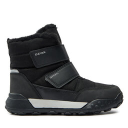 Geox Μπότες Χιονιού Geox J Trekkyup Boy B Abx J46MBF 0FU50 C9999 S Μαύρο