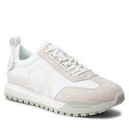 Calvin Klein Jeans Sneakers Calvin Klein Jeans Toothy Runner Laceup R-Poly YM0YM00417 Triple White 0K8