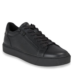 Calvin Klein Zapatillas Calvin Klein Low Top Lace Up W/Zip Rubb HM0HM01268 Triple Black 0GJ