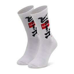 

Набір з 2 пар високих шкарпеток unisex Hugo, Білий