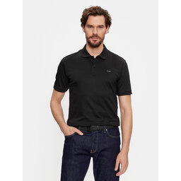 Calvin Klein Calvin Klein Pólóing Smooth Cotton Slim Polo K10K111657 Fekete Regular Fit
