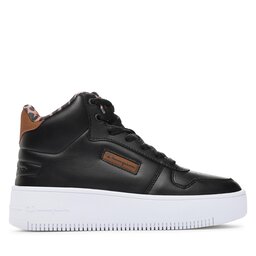 Champion Sneakers Champion Mid Cut Shoe Rebound Plat Mid Animalier S11609-KK001 Nero
