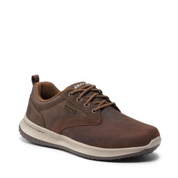 Skechers Κλειστά παπούτσια Skechers Antigo 65693/CDB Καφέ