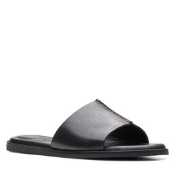 Clarks Sandály Clarks Karsea Mule 26166800 Black Leather
