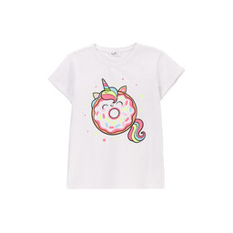 Coccodrillo Coccodrillo Marškinėliai WC5143210VGD Balta Regular Fit