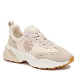 Tory Burch Sneakers Tory Burch Good Luck Trainer 83833 French Pearl/Dulce De Leche/Biscotti 700