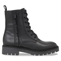 Calvin Klein Jeans Trappers Calvin Klein Jeans Combat Mid Laceup Boot Wn YW0YW01255 Negru