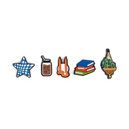 

Прикраса для взуття Crocs Jibbitz™ It Girl 5 Pack 10010198 Кольоровий