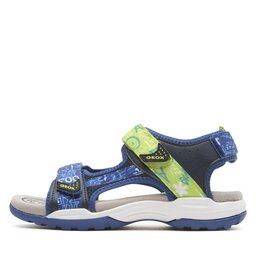 Geox Sandaler Geox J Borealis Boy J350RB01454C0749 D Navy/Lime