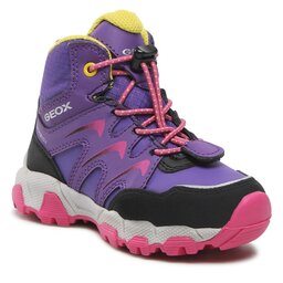 Geox Зимни обувки Geox J Magnetar G.B Abx B J264LB 054FU C8222 M Purple/Fuchsia