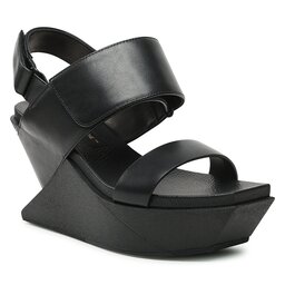 United Nude Sandały United Nude Delta Wedge Sandal 104130116 Black