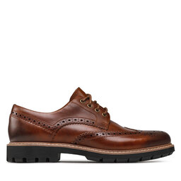 

Туфлі Clarks Batcombe Wing 261271917 Dark Tan Leather, Коричневий