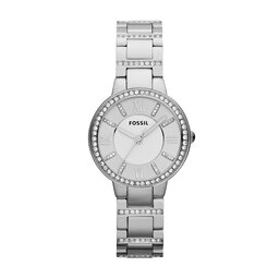 Fossil Zegarek Fossil Virginia ES3282 Silver/Silver