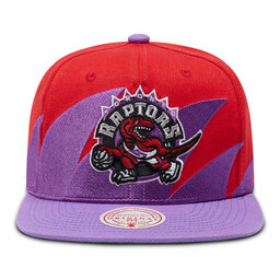 

Бейсболка Mitchell & Ness NBA Sharktooth Raptors HHSS2978 Red/Purple, Червоний