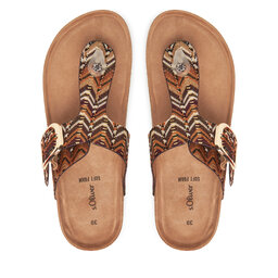 s.Oliver Šlepetės per pirštą s.Oliver 5-27108-44 Ruda